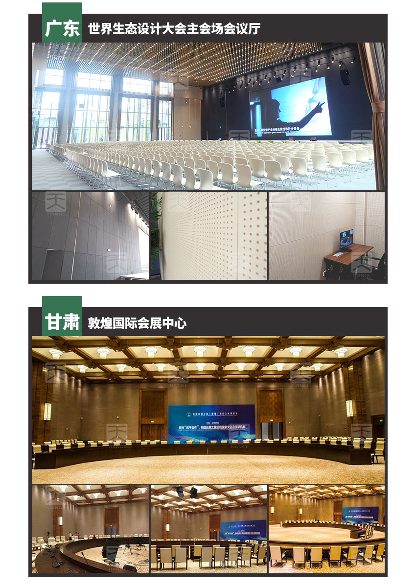 鋁蜂窩復合孔木吸音板工程案例